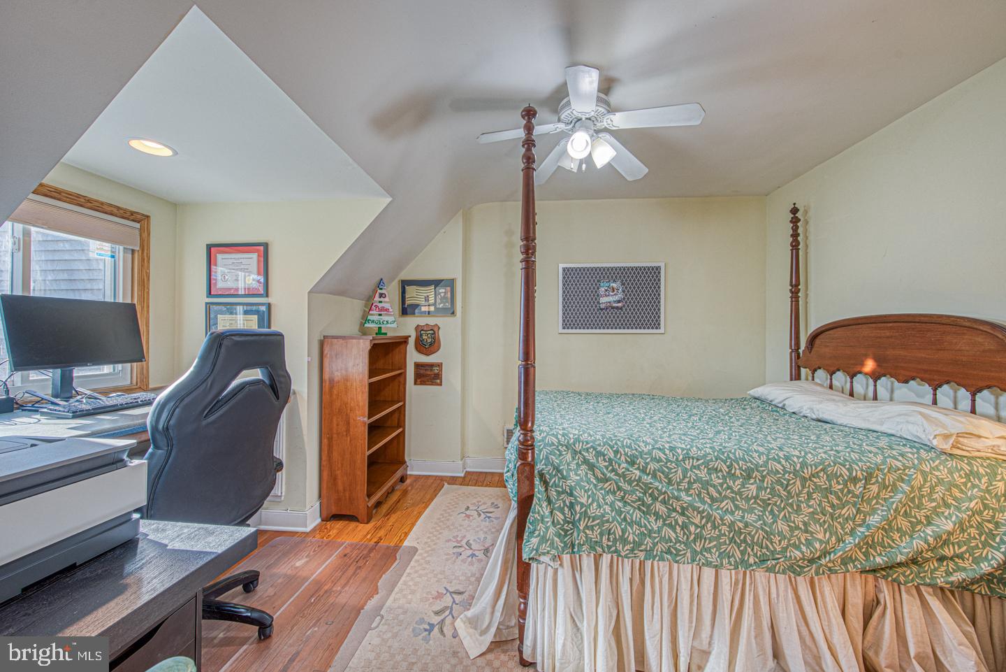 470 Farnum Road Media, PA 19063 - Photo 54 of 66 a bedroom with a bed and a chandelier
