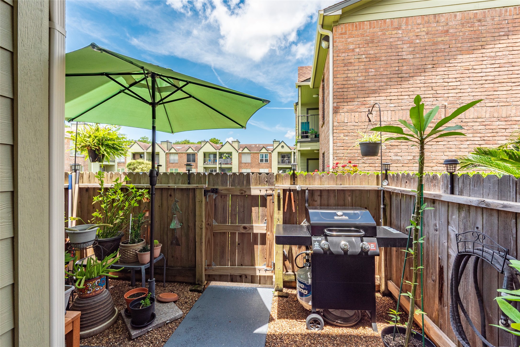 18800 Egret Bay Boulevard, Unit 1405 Webster, TX 77058 - Photo 17 of 40 Imagine starting your day on this patio, just off of the kitche3n and secondary bedroom
