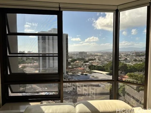 a view of a balcony