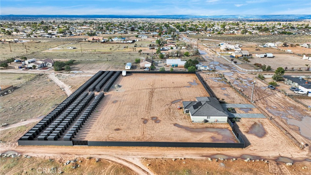 21533 Del Oro Road Apple Valley, CA 92308 - Photo 29 of 35 an aerial view of a residential houses with outdoor space