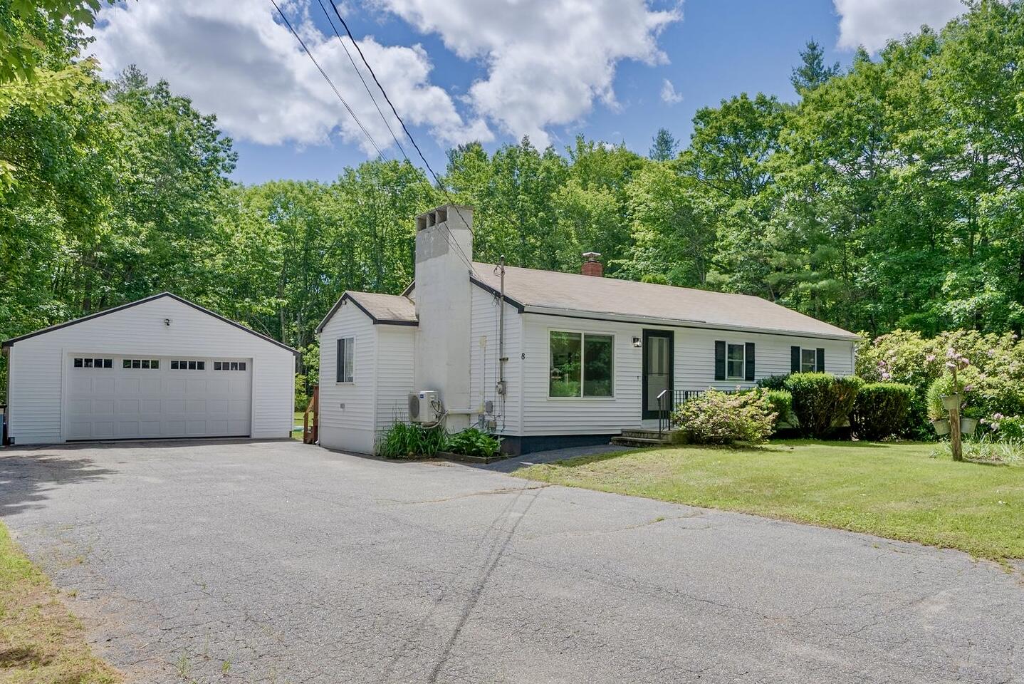 Front left of house