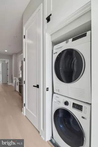 a view of a big room with wooden floor