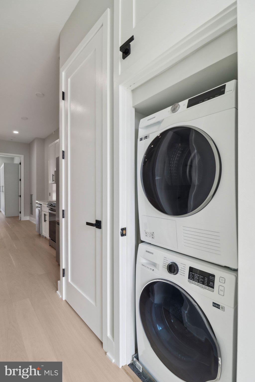 2213 M Street Northeast, Unit 4 Washington, DC 20002 - Photo 24 of 39 a utility room with dryer and washer