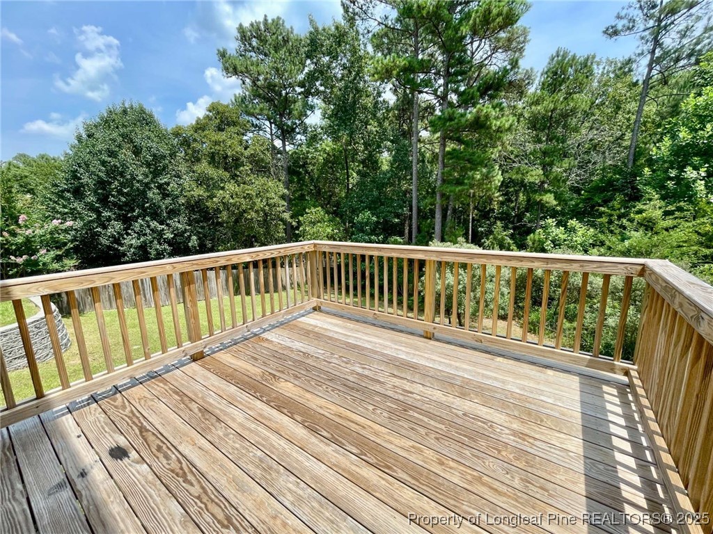 216 Cobblestone Drive Spring Lake, NC 28390 - Photo 30 of 30 a view of wooden deck