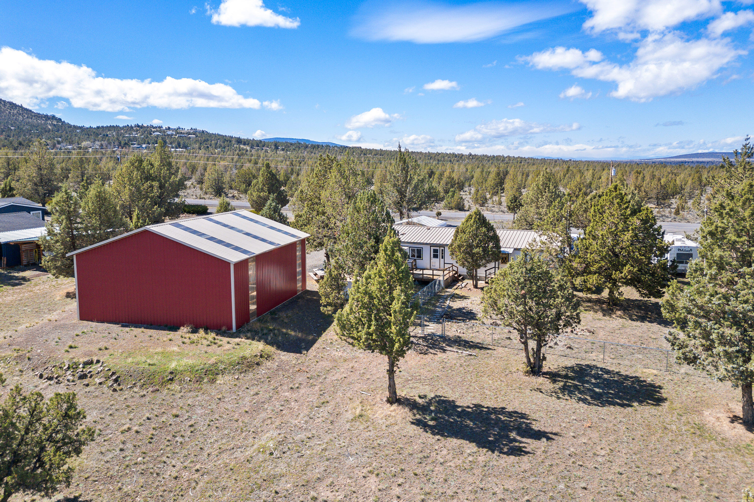 5674 Southeast Davis Loop Prineville, OR 97754 - Photo 35 of 48 a view of a terrace with a yard