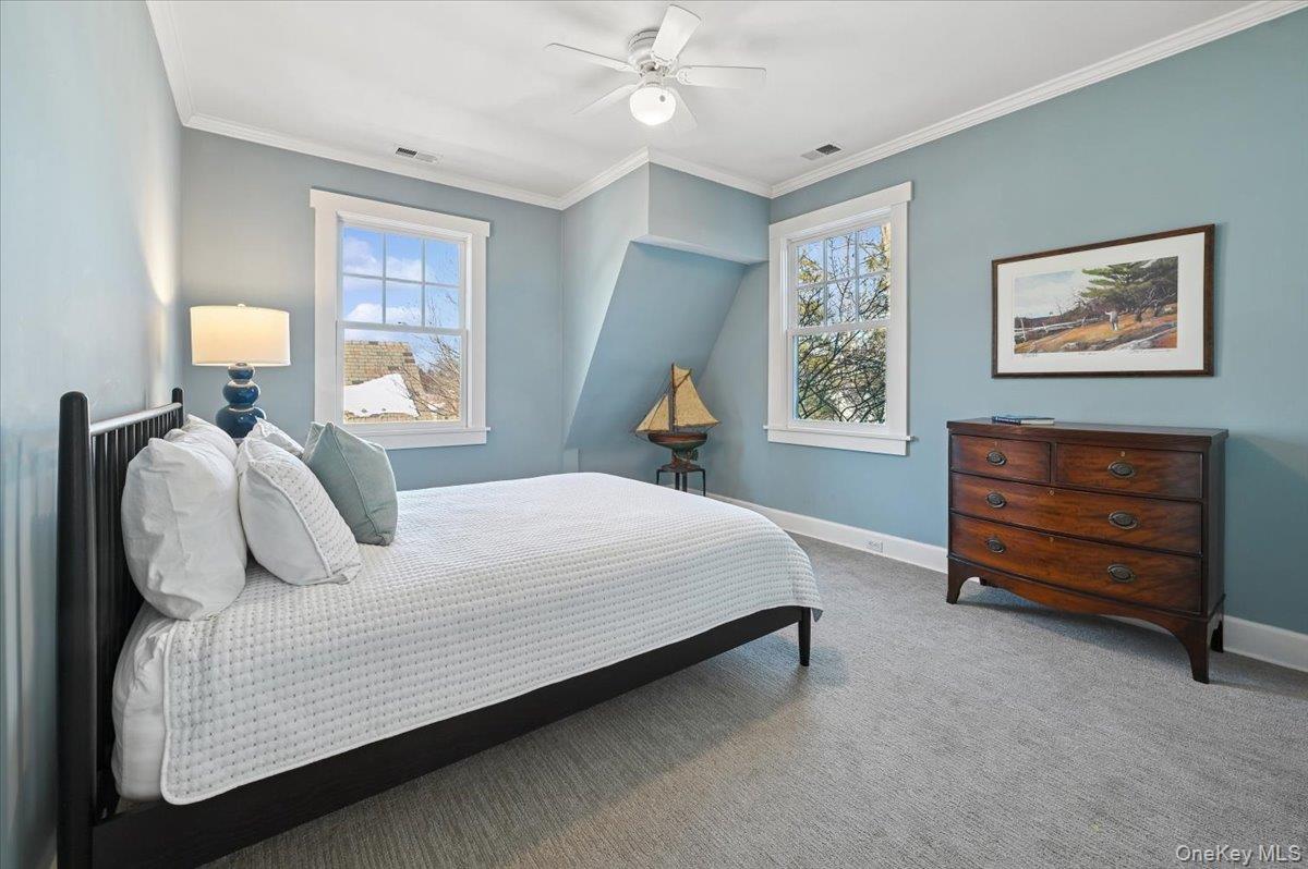 31 Emerson Road Larchmont, NY 10538 - Photo 24 of 39 This second floor bedroom overlooks the driveway and rear yard. Not shown is a large closet.
