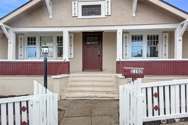 a view of a house with a window