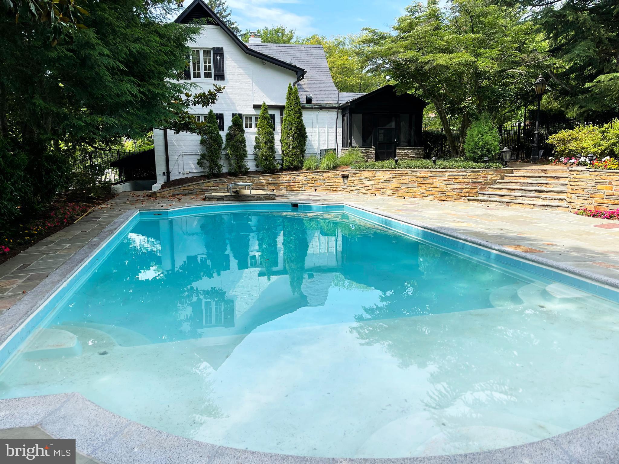 9218 Colesville Road Silver Spring, MD 20910 - Photo 22 of 76 Beautifully built concrete inground pool