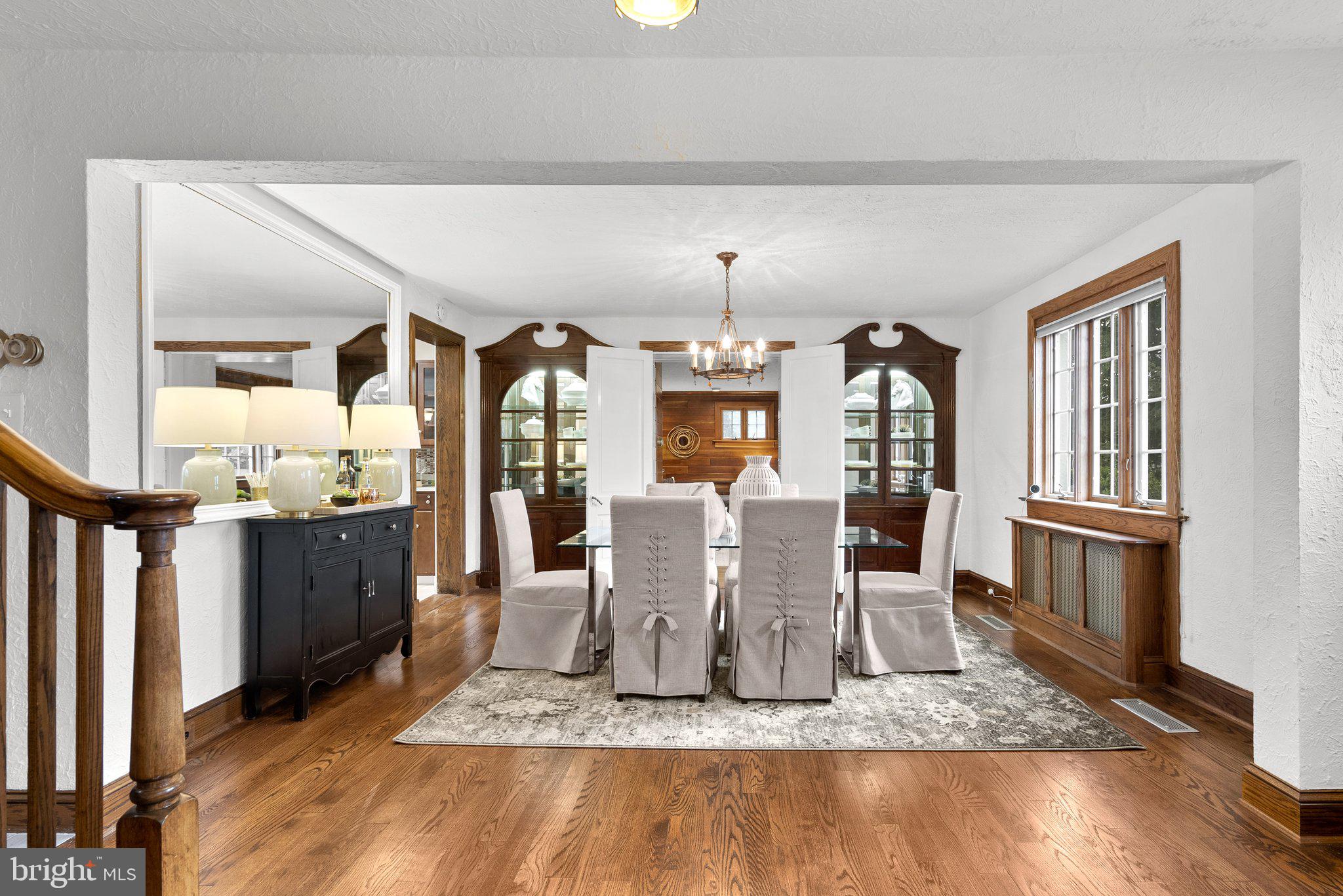 9218 Colesville Road Silver Spring, MD 20910 - Photo 10 of 76 Built in curio cabinets with glass shelves