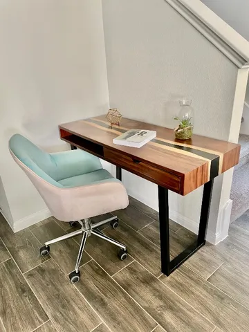 a view of a room with table tennis table