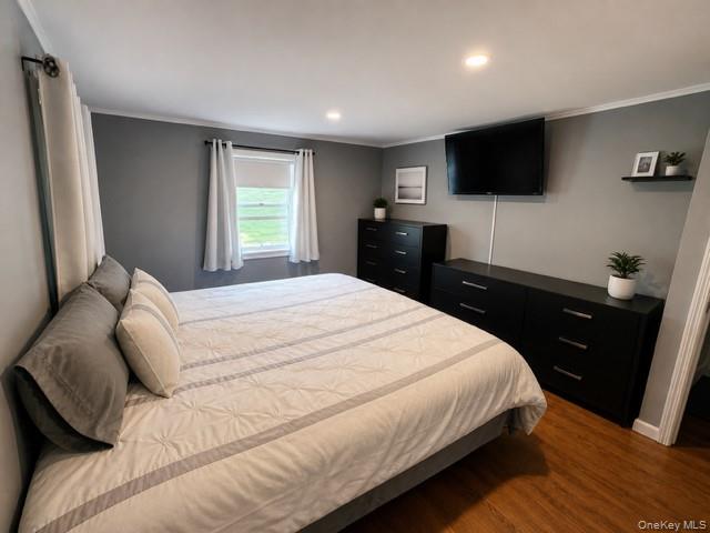 68 Whitford Road Westtown, NY 10998 - Photo 21 of 39 Room featuring wood-finish flooring, recessed lighting, and a window with white blinds