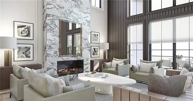 a kitchen with cabinets and window