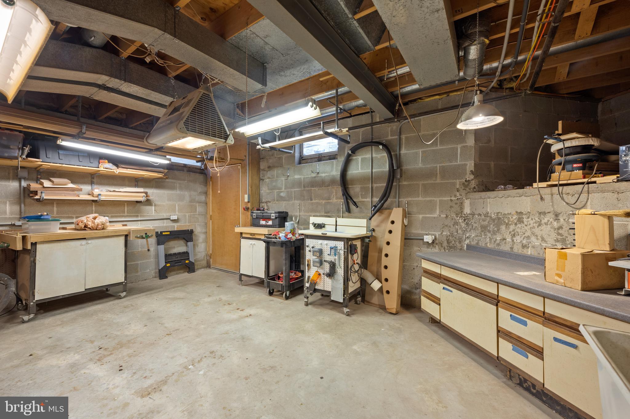 650 Strafford Circle Wayne, PA 19087 - Photo 36 of 45 Workshop in lower level with outside access