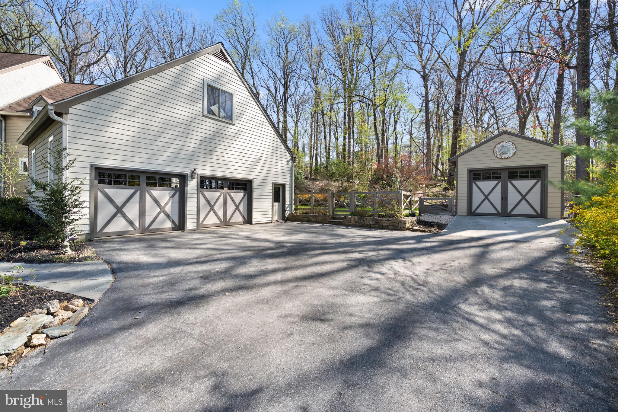 650 Strafford Circle Wayne, PA 19087 - Photo 42 of 45 Oversized garage plus shed with third garage bay