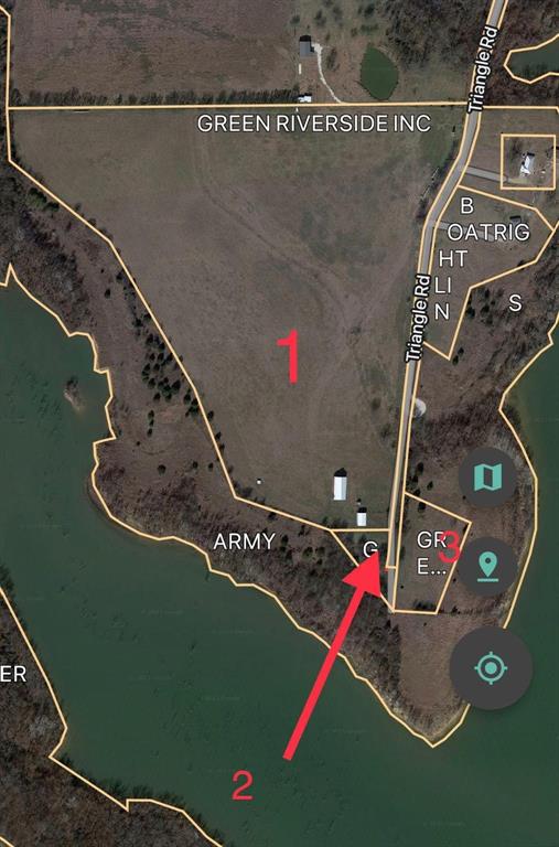 2109 Triangle Road Valley View, TX 76272 - Photo 2 of 7 Aerial map of property and surrounding area