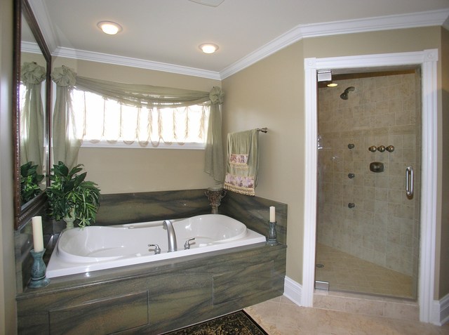 611 Greendale Road Glenview, IL 60025 - Photo 11 of 25 a bathroom with a bathtub and a shower