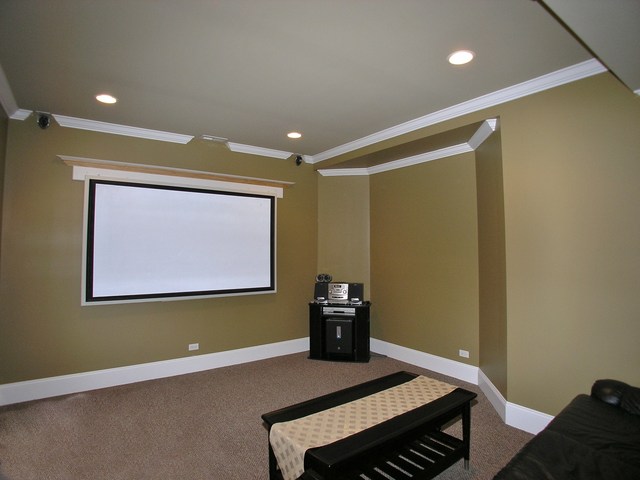 611 Greendale Road Glenview, IL 60025 - Photo 21 of 25 a view of a room with furniture screen and projector