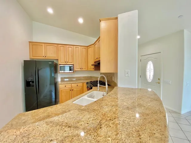 a view of a bathroom from a window