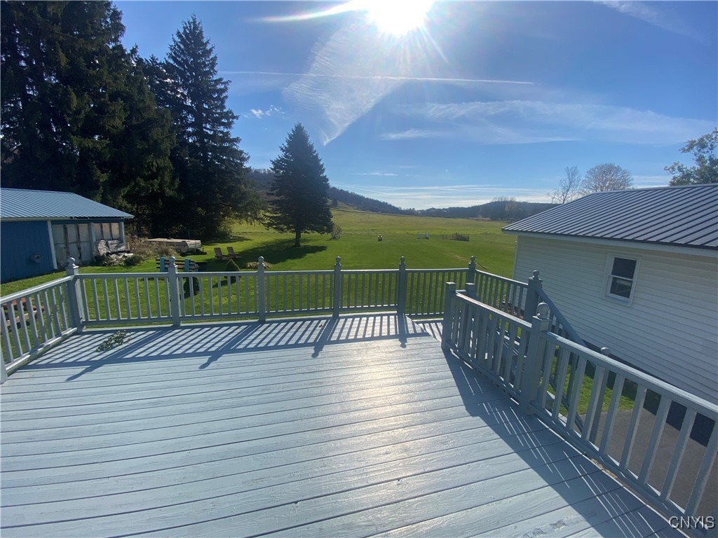 7392 Highway 20 Madison, NY 13402 - Photo 11 of 38 Back deck