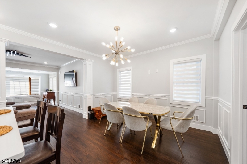 207 Post Avenue Lyndhurst, NJ 07071 - Photo 11 of 39 a view of a dining room with furniture and wooden floor