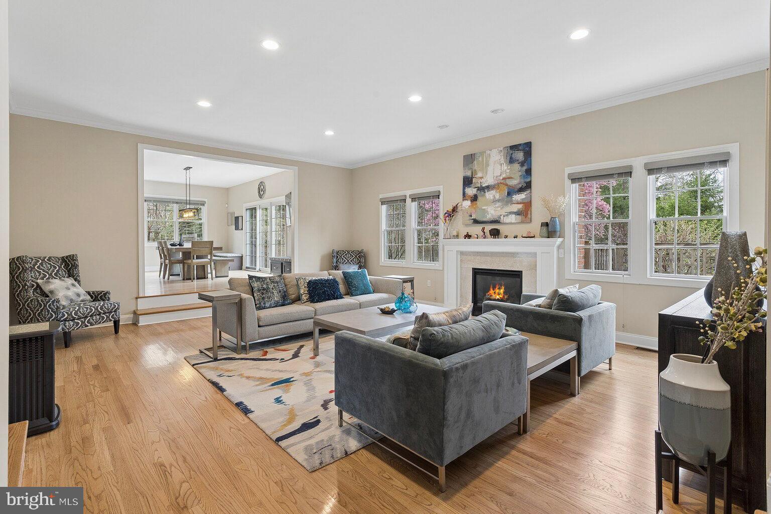 29 Dempsey Avenue Princeton, NJ 08540 - Photo 21 of 58 a living room with furniture fireplace and a large window