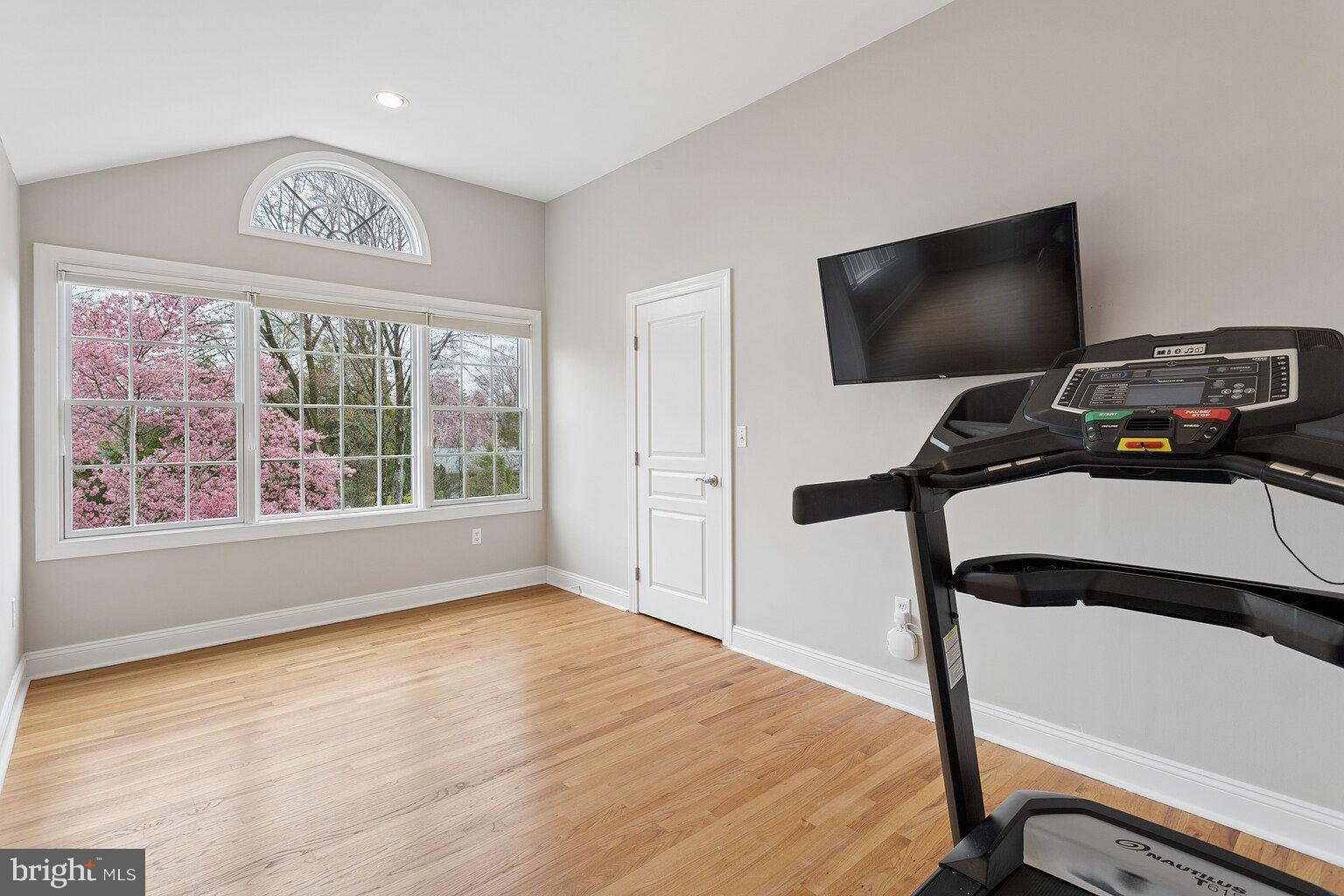 29 Dempsey Avenue Princeton, NJ 08540 - Photo 30 of 58 a bedroom with a bed and a flat screen tv