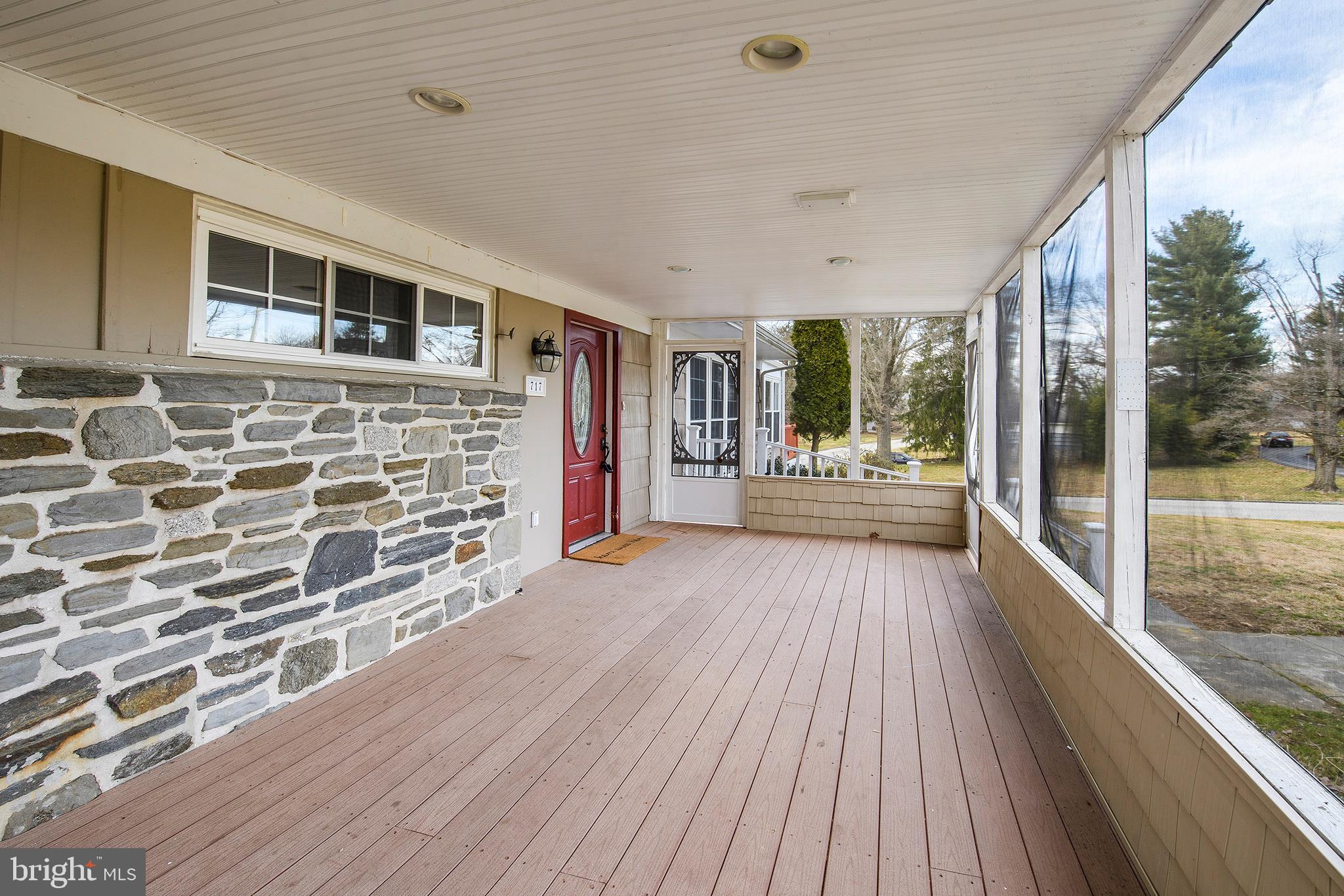 717 Woodfield Road Villanova, PA 19085 - Photo 26 of 32 Screened in front porch