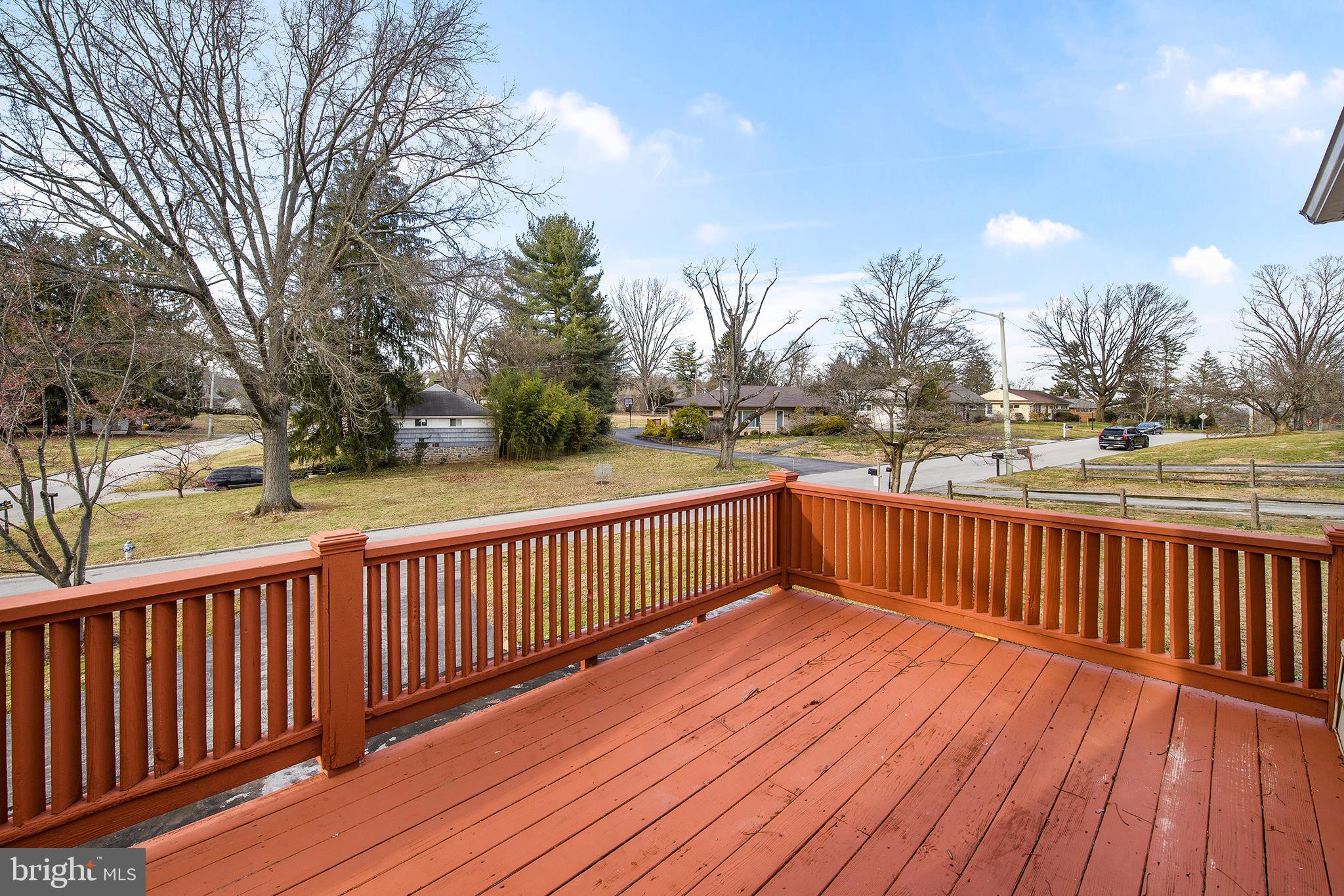 717 Woodfield Road Villanova, PA 19085 - Photo 27 of 32 Deck off of sun room