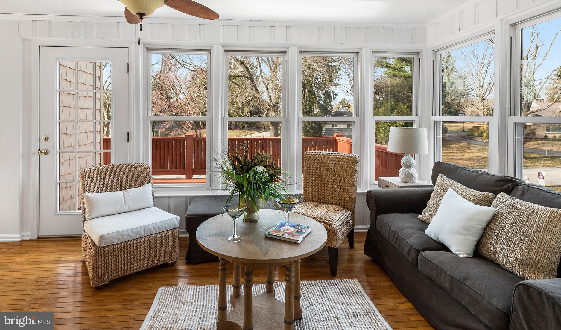 717 Woodfield Road Villanova, PA 19085 - Photo 6 of 32 Sitting area in sun room