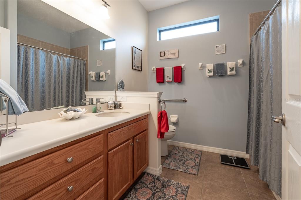 15969 Southwest 14th Avenue Road Ocala, FL 34473 - Photo 28 of 46 a bathroom with a sink vanity and a mirror