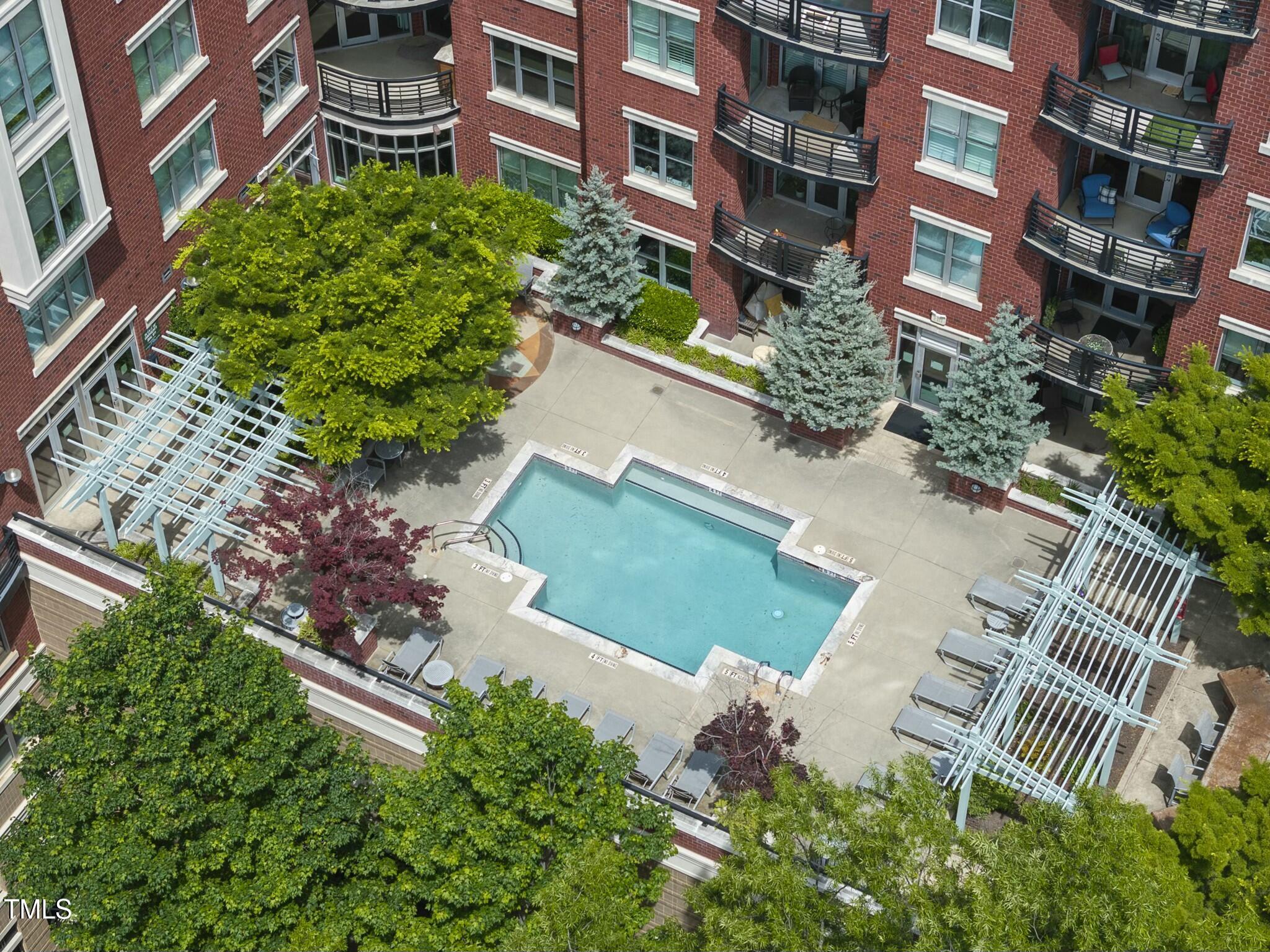 618 North Boylan Avenue, Unit 400 Raleigh, NC 27603 - Photo 22 of 28 an aerial view of a house
