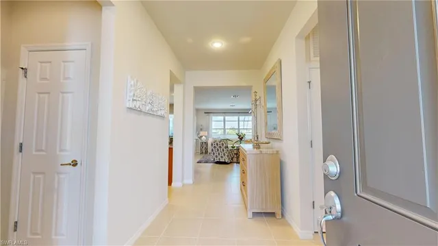 a view of entryway with livingroom and couch