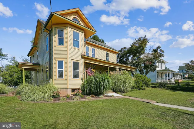 a view of yard with green space