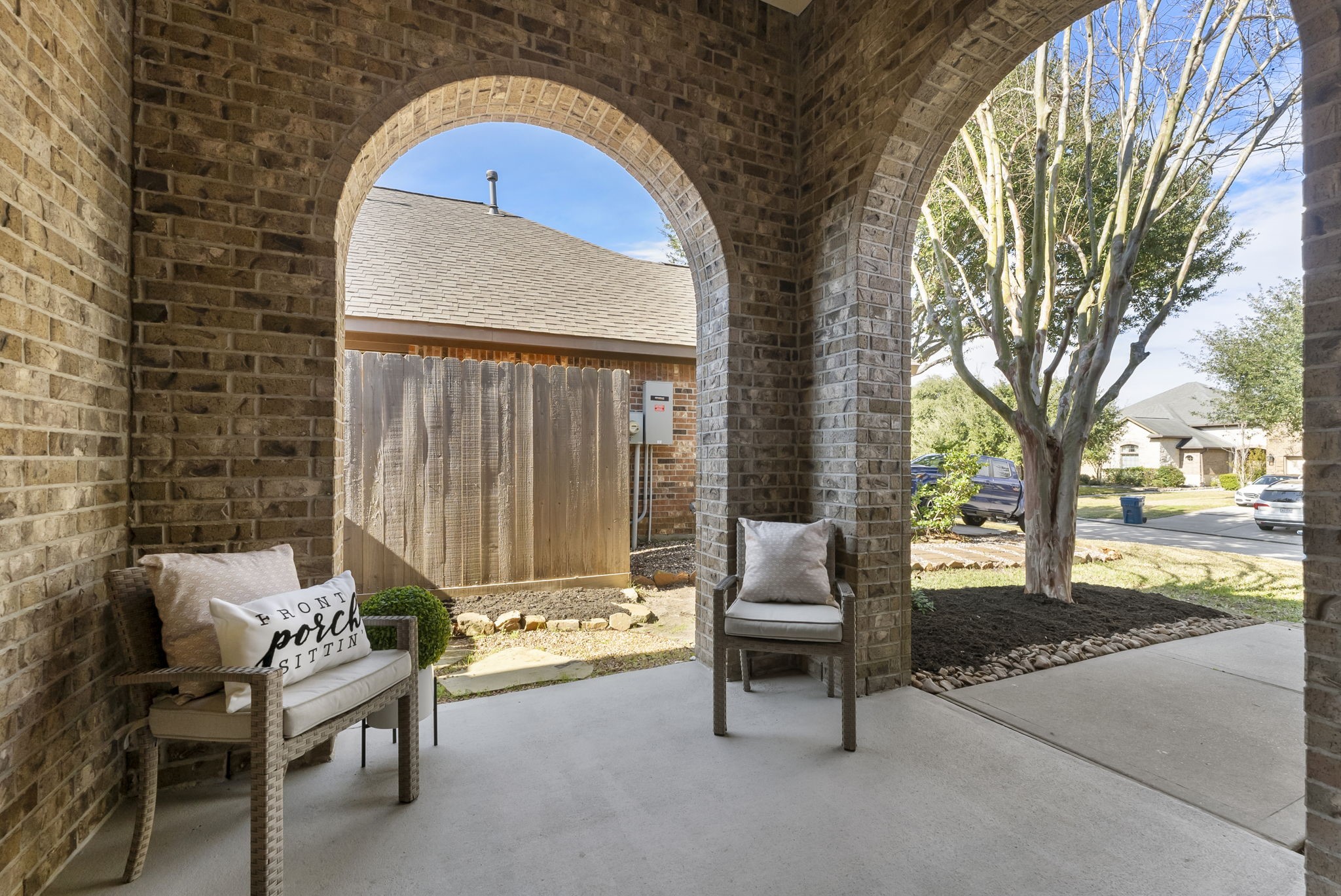27515 Chris Ridge Court Spring, TX 77386 - Photo 3 of 31 Enjoy morning coffee on your front porch.