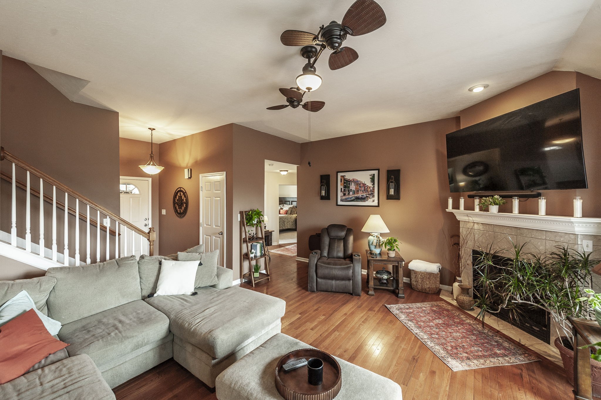 1183 Bothwell Place Gallatin, TN 37066 - Photo 8 of 53 a living room with furniture and a flat screen tv