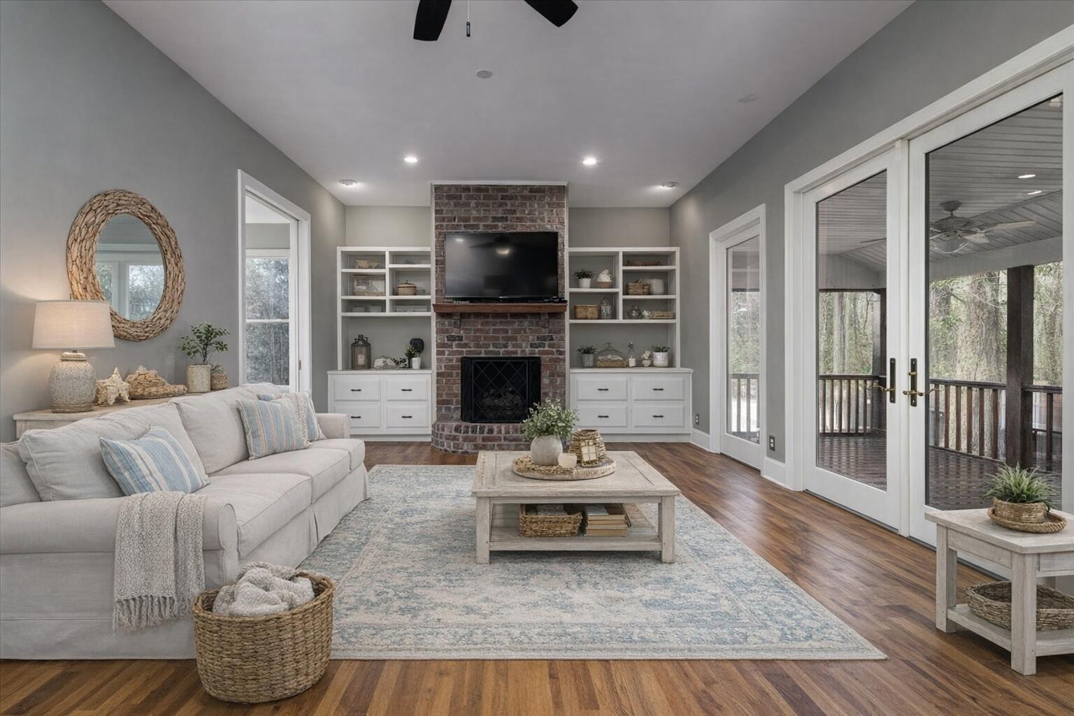1901 Longcreek Road Wadmalaw Island, SC 29487 - Photo 26 of 100 1901 Living Room Virtually Staged
