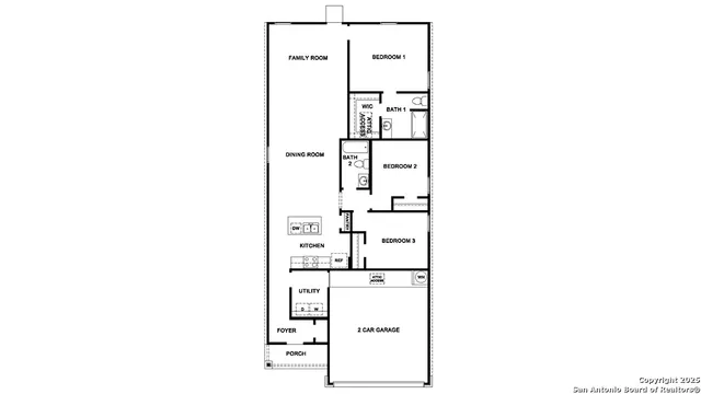 a picture of a room with a door