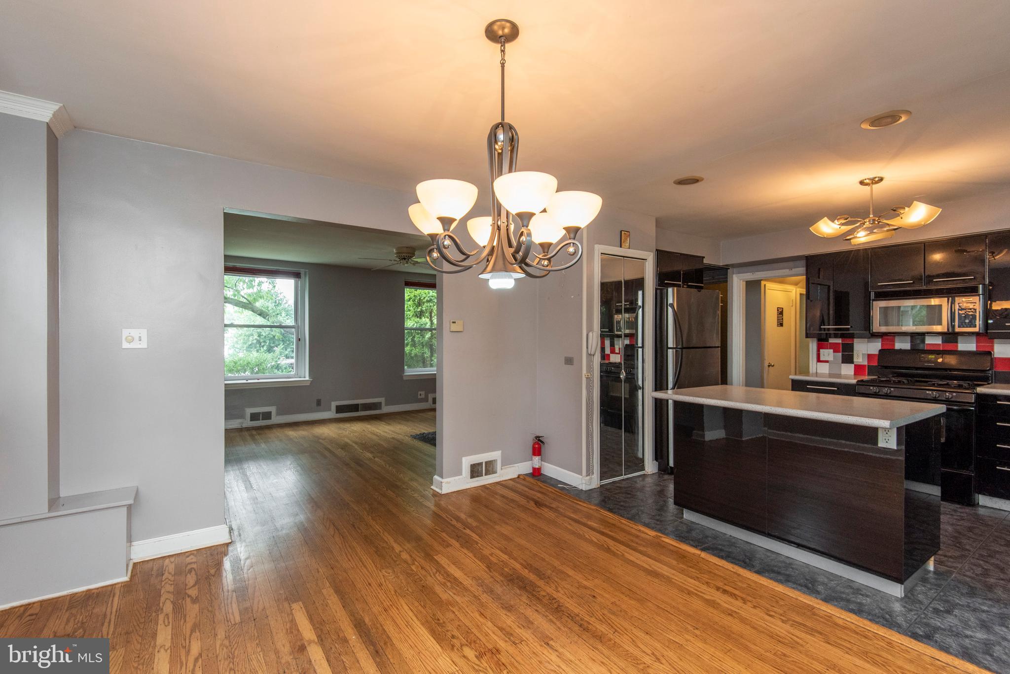 1022 Clover Hill Road Wynnewood, PA 19096 - Photo 8 of 39 Kitchen, Dining Room and entrance to Living Room