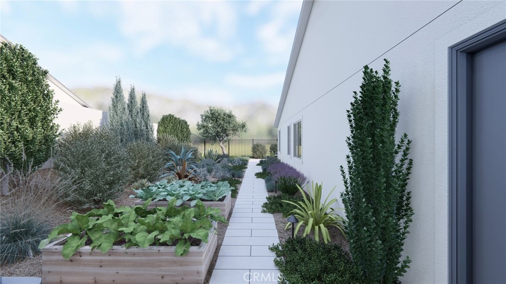1224 Joshua Tree Road Calimesa, CA 92320 - Photo 34 of 38 Architectural rendering. Conceptual landscape design only. For illustrative purposes.