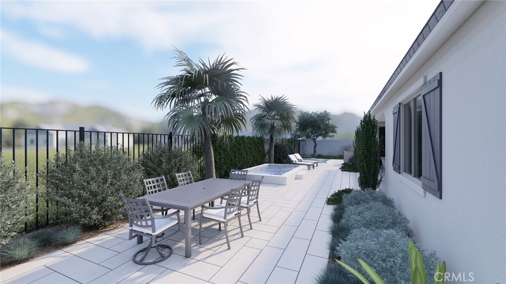 1224 Joshua Tree Road Calimesa, CA 92320 - Photo 35 of 38 Architectural rendering. Conceptual landscape design only. For illustrative purposes.