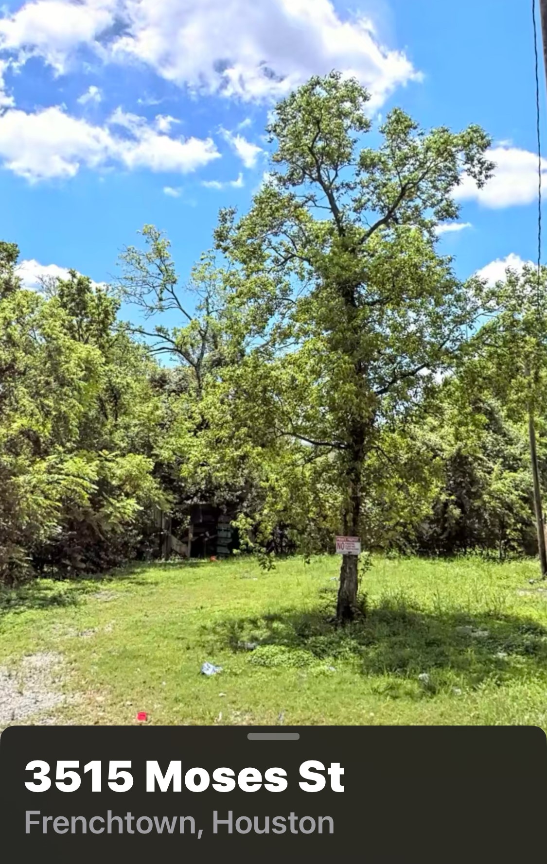 0 Moses Street Houston, TX 77020 - Photo 5 of 5 a view of a green field