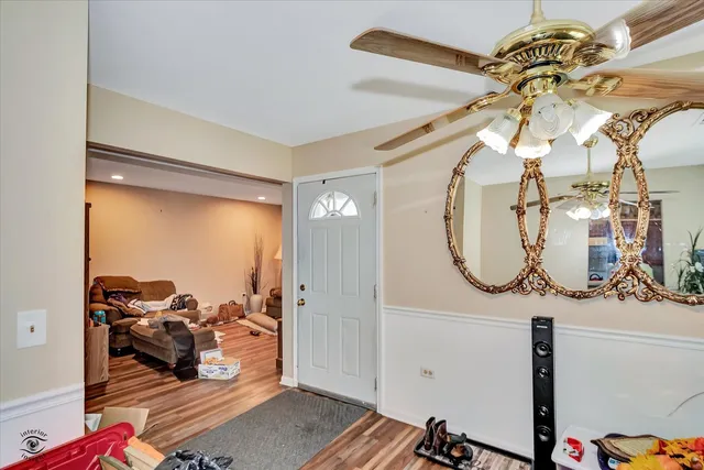 a view of outdoor space and deck