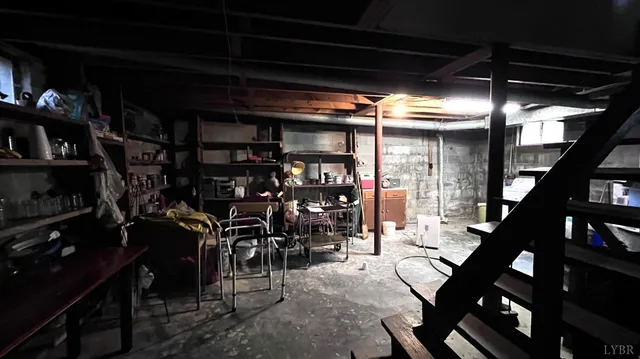 a view of store room with washer and dryer