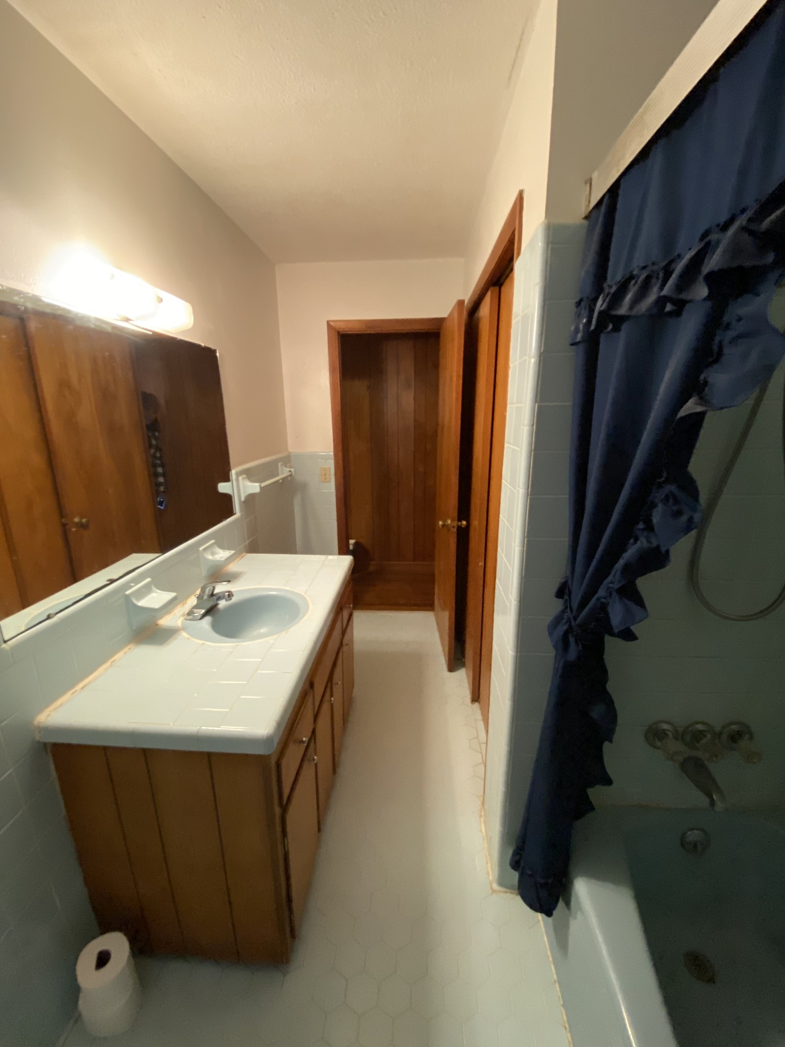 251 Rascal Town Road Loretto, TN 38469 - Photo 14 of 52 a bathroom with a sink and a mirror