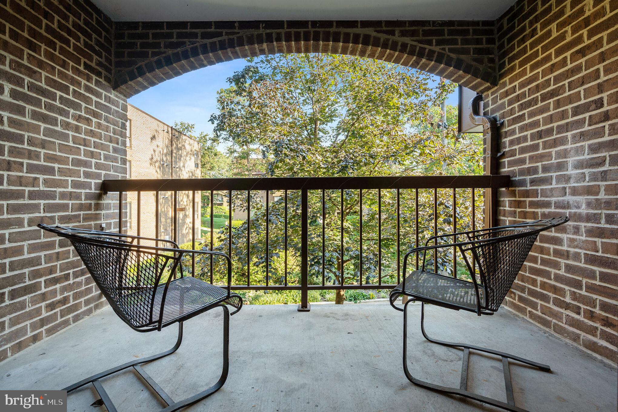11216 Chestnut Grove Square, Unit 11216220 Reston, VA 20190 - Photo 16 of 18 Private Balcony Overlooking the Trees