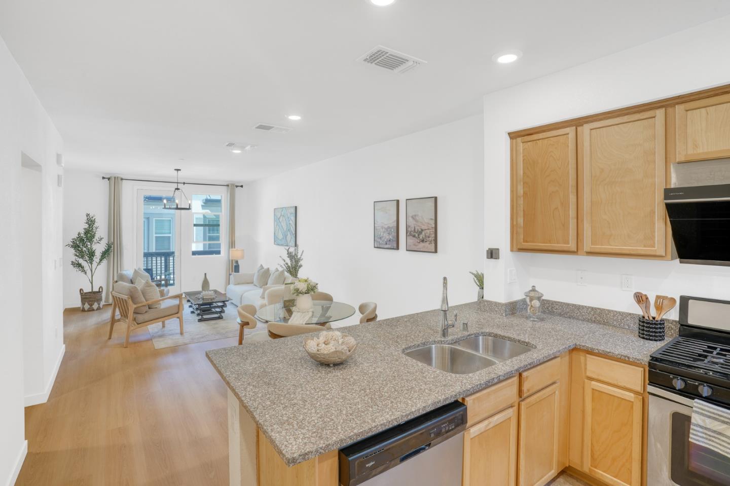 1425 Lavender Loop Milpitas, CA 95035 - Photo 13 of 59 a kitchen with sink cabinets and stove