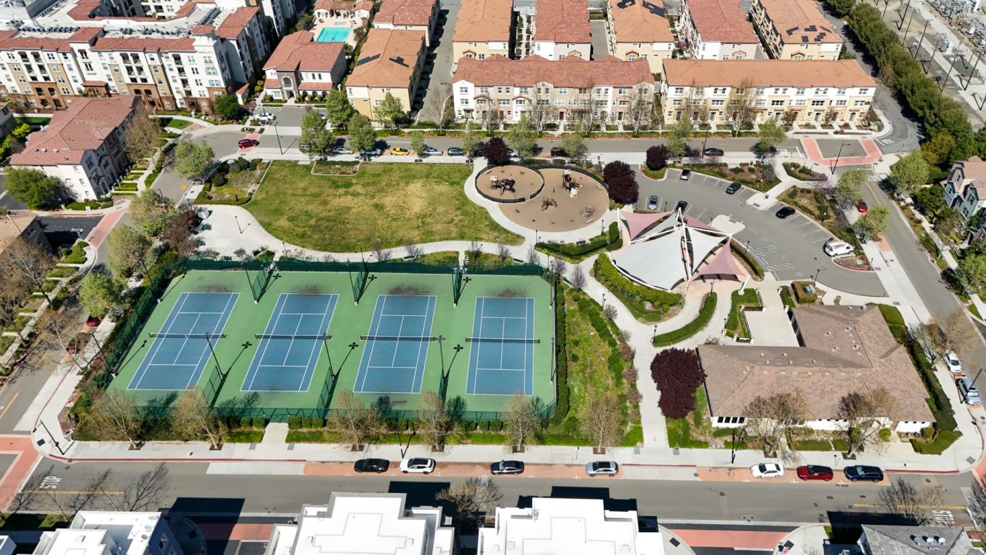 1425 Lavender Loop Milpitas, CA 95035 - Photo 56 of 59 an aerial view of residential building with outdoor space and seating area