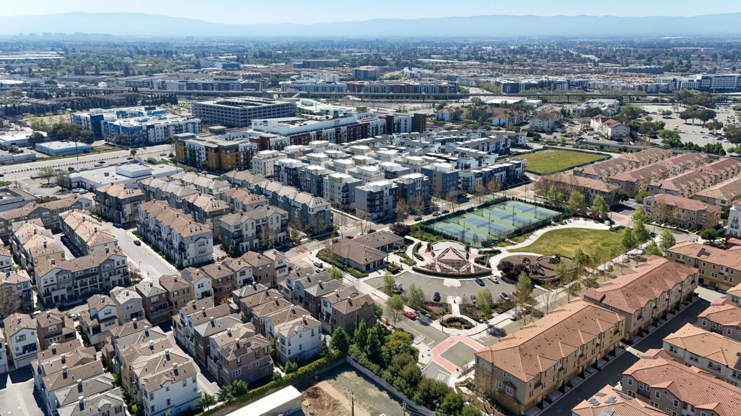 1425 Lavender Loop Milpitas, CA 95035 - Photo 58 of 59 an aerial view of a city with lots of residential buildings