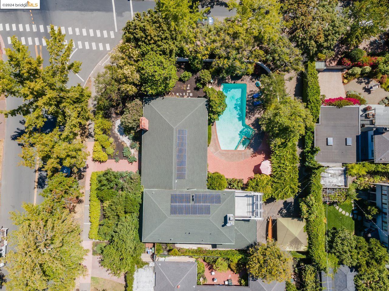 2744 Belrose Avenue Berkeley, CA 94705 - Photo 1 of 1 an aerial view of a house with a yard