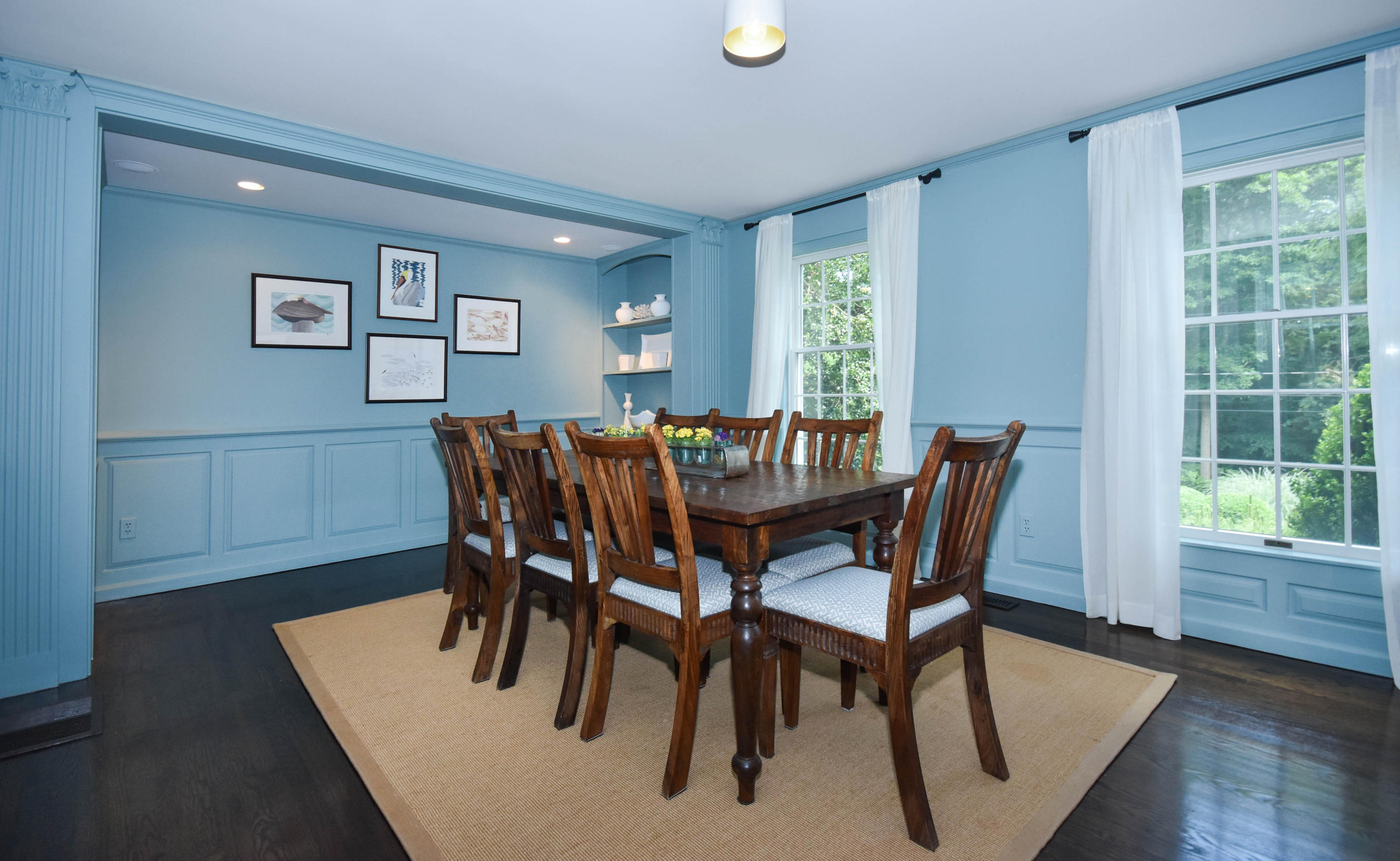 104 Jonathan Road New Canaan, CT 06840 - Photo 7 of 25 a view of a dining room with furniture and wooden floor